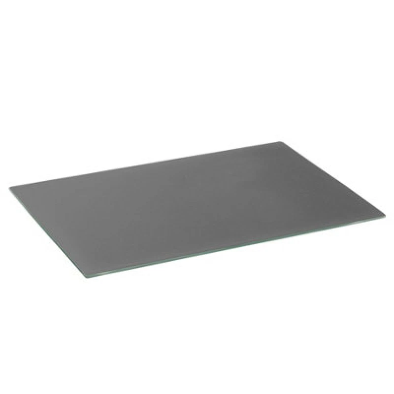 Image of Harbour Housewares Glass Chopping Board - 50 X 40Cm Grey Kitchen Dining Place Mats Cutting Mat Worktop Saver Cooking & Food Prep