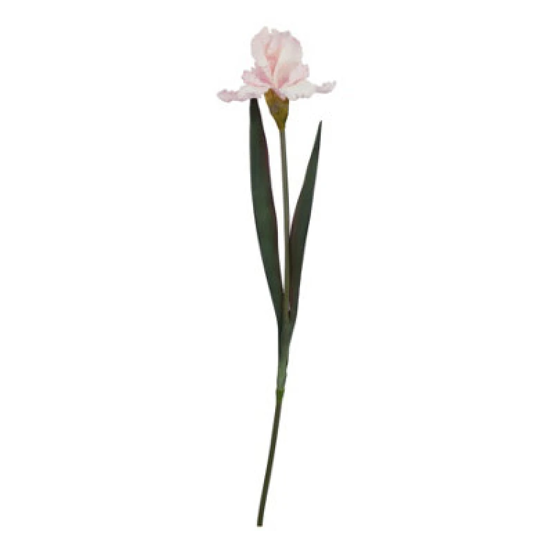 Image of Hill Interiors The Natural Garden Collection Fringed Iris Artificial Flower Pale Pink (One Size)