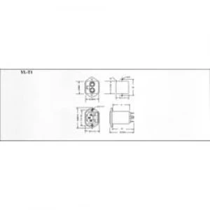 Image of Mains filter IEC socket fuse 250 V AC 10 A 0.3 mH