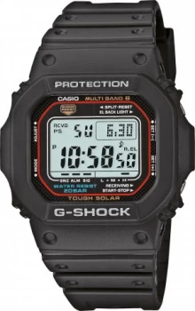 Image of Casio G-Shock Mens Black Resin Strap Solar Powered Watch