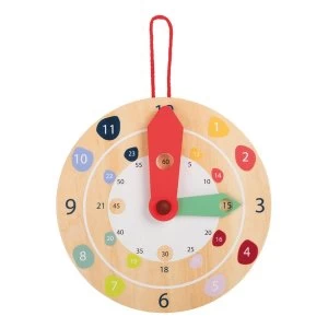 image of Legler Small Foot Childrens Wooden Wall Clock