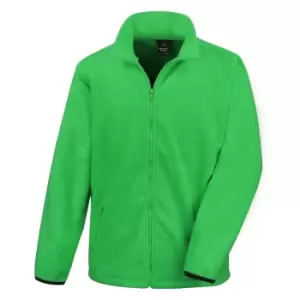 Image of Result Mens Core Fashion Fit Outdoor Fleece Jacket (2XL) (Vivid Green)
