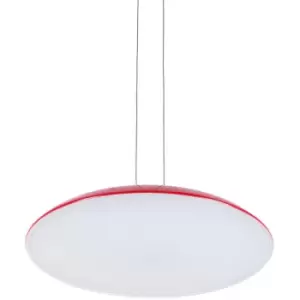 Italux Visco Modern 1 Light Integrated LED Pendant Ceiling Light, 3000K