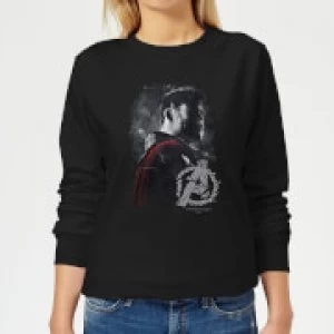 image of Avengers Endgame Thor Brushed Womens Sweatshirt - Black