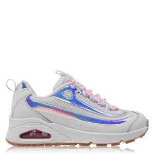 Image of Skechers Uno Sky Pop Trainers Ladies - White/Multi