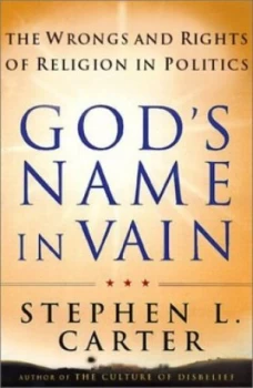 Image of Gods Name in Vain by Stephen Carter Book