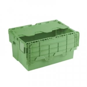 image of Slingsby Attached Lid Container 54L Green 360330