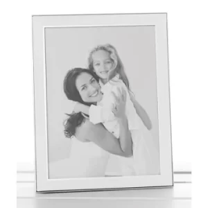 Image of Plain White Silver Promotion Frame 2x3