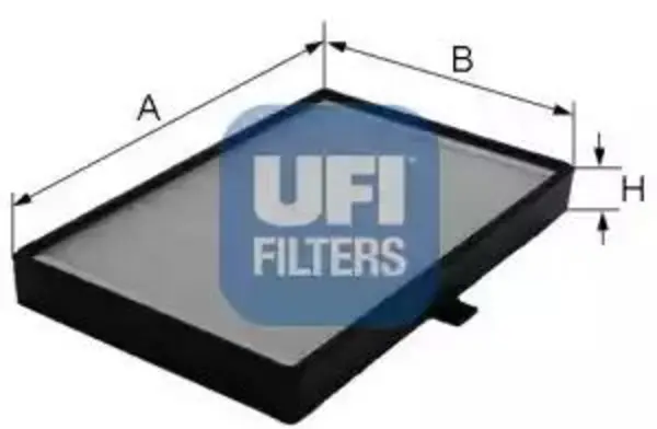 image of UFI 53.079.00 Interior Air Cabin/ Pollen Filter