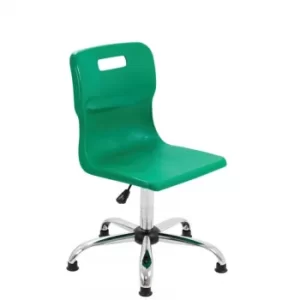 TC Office Titan Swivel Senior Chair with Glides 435-525mm, Green