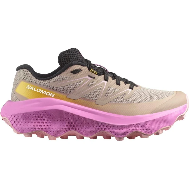 Image of Salomon Shoes Ultra Flow 2 W Ethere/Cyclamen/Bla Trail Running Womens Ethere/Clay female 5 (38)