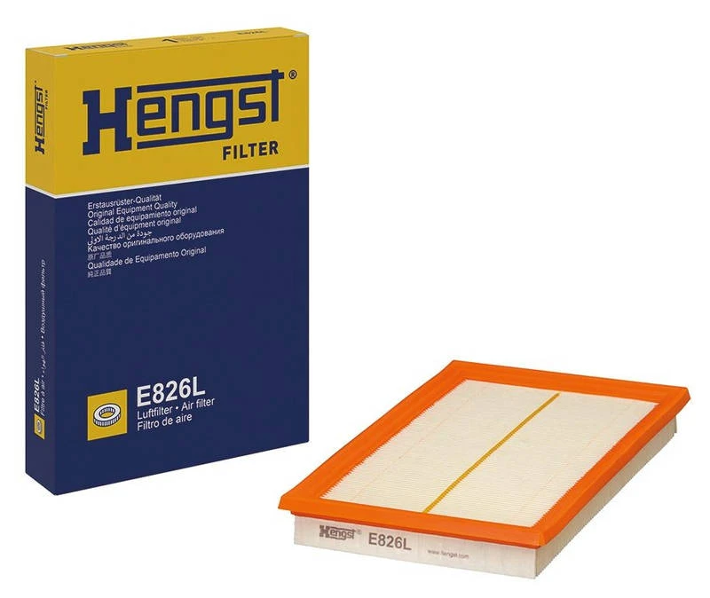 Image of HENGST FILTER E826L Air filter Filter Insert Air Filter (8)