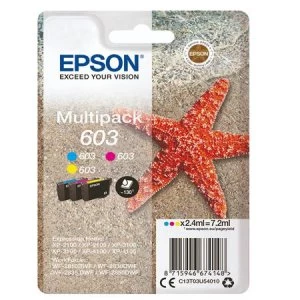 Image of Epson Starfish 603 Tri Colour Ink Cartridge