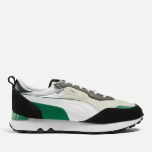 image of Puma Rider FV Future Vintage Nylon Suede Trainers - UK 8