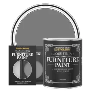 image of Rust-Oleum Gloss Furniture & Trim Paint - TORCH GREY - 750ml