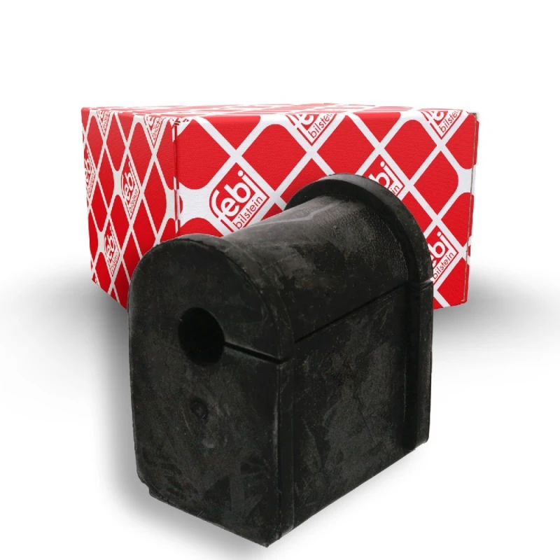 Image of FEBI BILSTEIN 41546 Stabilizer Bushes Rear Axle, Rubber Rubber Anti-roll Bar Bush Kit (1334)