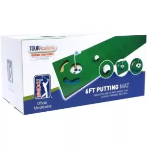 Image of PGA Tour Putting Mat with Guide Ball - Green