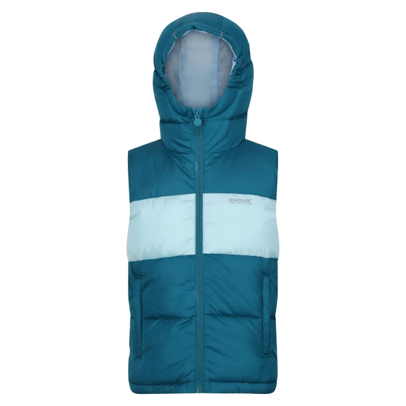 Image of Thick sleeveless down jacket for kids Regatta Lofthouse Bleu Unisex 5/6 ans