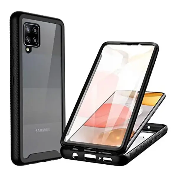 image of Otterbox React Back Cover for Samsung Galaxy A42 5G Black Crystal 77-81588