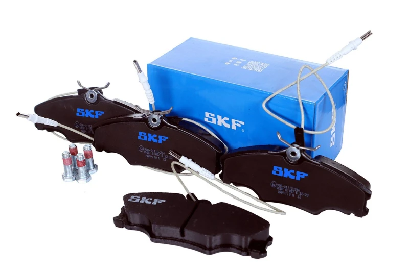 Image of SKF VKBP 81057 E Brake pad set incl. wear warning contact Brake Pad Set,disc brake (402)