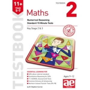 Image of 11+ Maths Year 5-7 Testbook 2: Numerical Reasoning Standard 15 Minute Tests by Stephen C. Curran (Paperback, 2017)