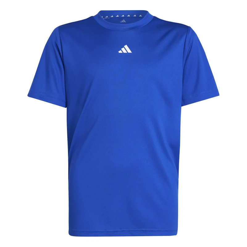 Image of adidas Train Essentials Logo T-Shirt Juniors - Blue Blue 11 - 12 Years