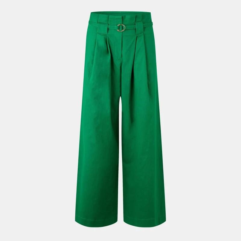 Image of Honeyz Womens Flare Cargo Trouser Green female 10 (S)