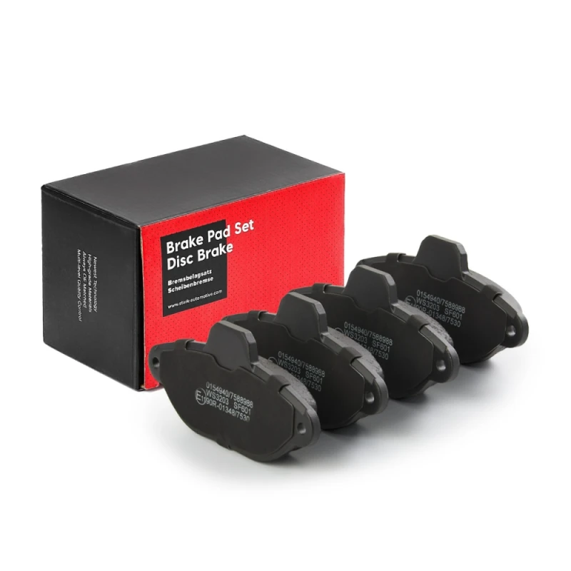 Image of STARK SKBP-0010307 Brake pad set Front Axle, prepared for wear warning indicator Low-Metallic Brake Pad Set,disc brake (402)