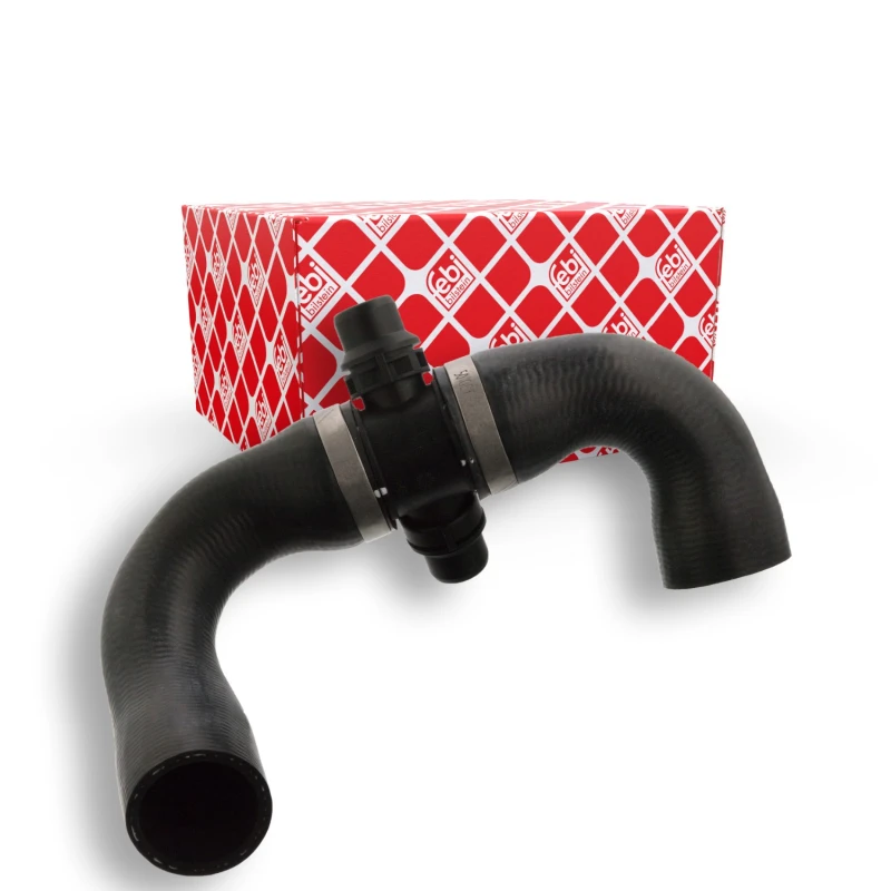 Image of FEBI BILSTEIN 103237 Radiator Hose EPDM (ethylene propylene diene Monomer (M-class) rubber), with intermediate pipe EPDM (ethylene propylene diene Mon