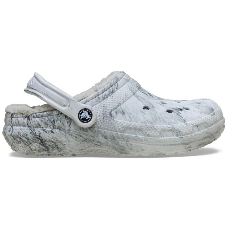 Image of Crocs Womens Classic Lined Clog in Grey Size: 7 Grey Female 7