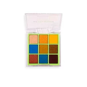 image of Revolution Neon Heat Eyeshadow Palette Safari Green