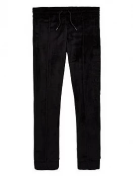 Image of Converse Girls Velour Swatpants, Black, Size 13-15 Years, Women
