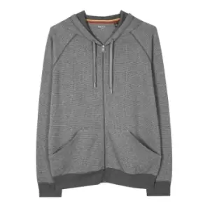 image of Paul Smith Waffle Zip Hoodie - Grey