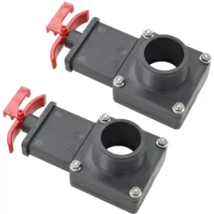 Image of Pool Gate Valve 2 pcs 1.5 Vidaxl Multicolour