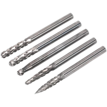 image of Sealey 5 Piece Micro Carbide Burr Set