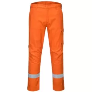 image of Portwest FR66ORR36 - sz 36 Bizflame Ultra Trouser - Orange Regular - Orange