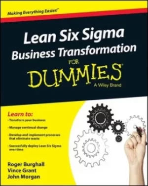 Image of Lean Six Sigma business transformation for dummies by Roger Burghall