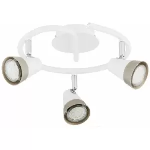 image of Keter Rox Ceiling Spotlight Clusters White, 29cm, 3x GU10