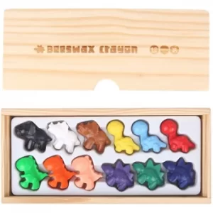 image of Beeswax Crayon Cute Dinosaurs (12 Colours)