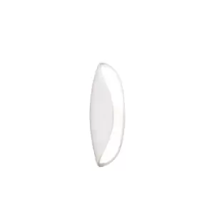 Image of Pasion Wall Lamp 2 Light E27, Gloss White/White Acrylic/Polished Chrome, CFL Lamps INCLUDED