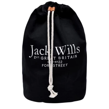 image of Jack Wills Goodwick Drawstring Bag - Navy/Pink