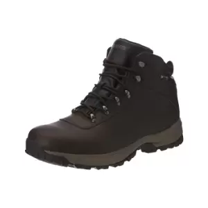Image of Hi-Tec Mens Eurotrek III Leather Walking Boots (8 UK) (Brown)