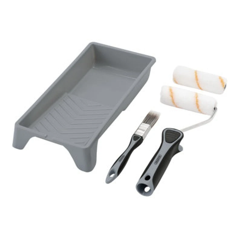 Image of Draper 20796 Medium Pile Polyester Paint Roller & Brush Set with S... 20796