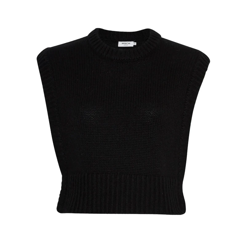 Image of moss copenhagen Woman sweater Moss Copenhagen Leatrice Peony Noir Female L/XL
