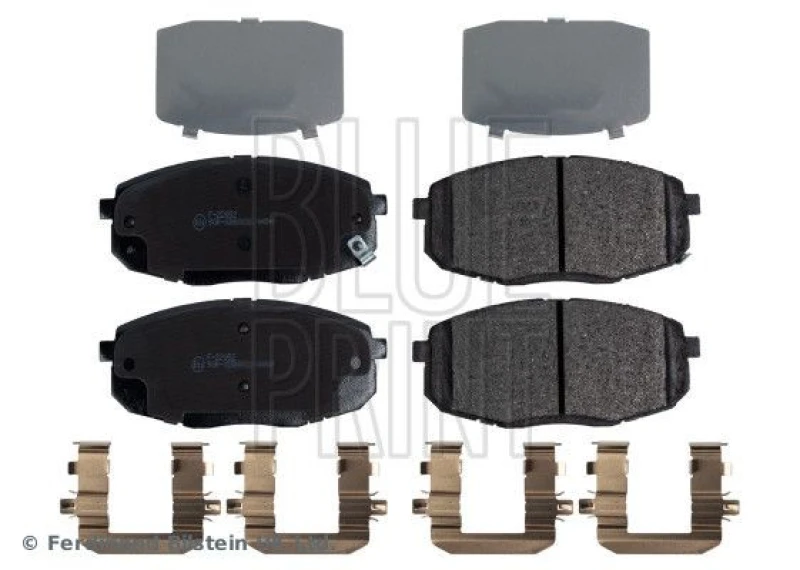 Image of Blue PRINT Brake pad set Blue PRINT ADBP420072