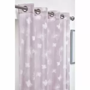 Image of Emma Barclay Whisper Eyelet Voile Curtain 57X54" Blush (pair)