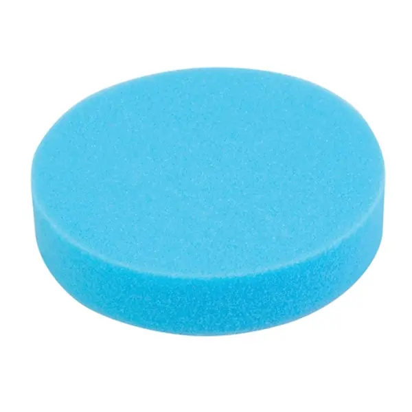 Image of Silverline Hook & Loop Polishing Foam Head Medium - 180mm Medium Blue