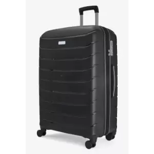 image of Rock Luggage Prime UYVJN 8 Wheel Large Black Suitcase