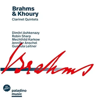 Image of Dimitri Ashkenazy - Brahms & Khoury: Clarinet Quintets CD