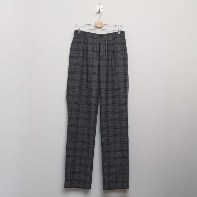 Image of Ted Baker Hopdart Check Trousers - Grey Grey M